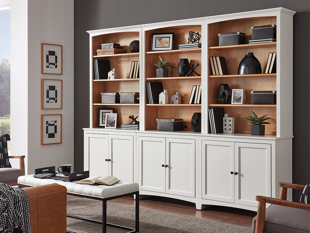 bookcases and cabinets from Whittier Wood Products